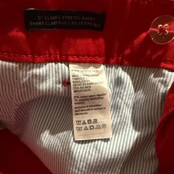 Tommy Hilfiger Red Women's Bermuda Shorts - Picture 3 of 7